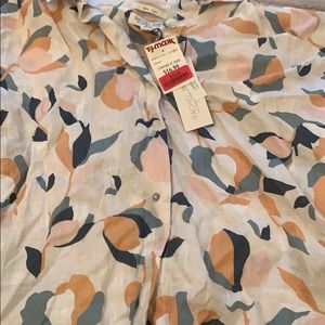 NWT linen dad shirt